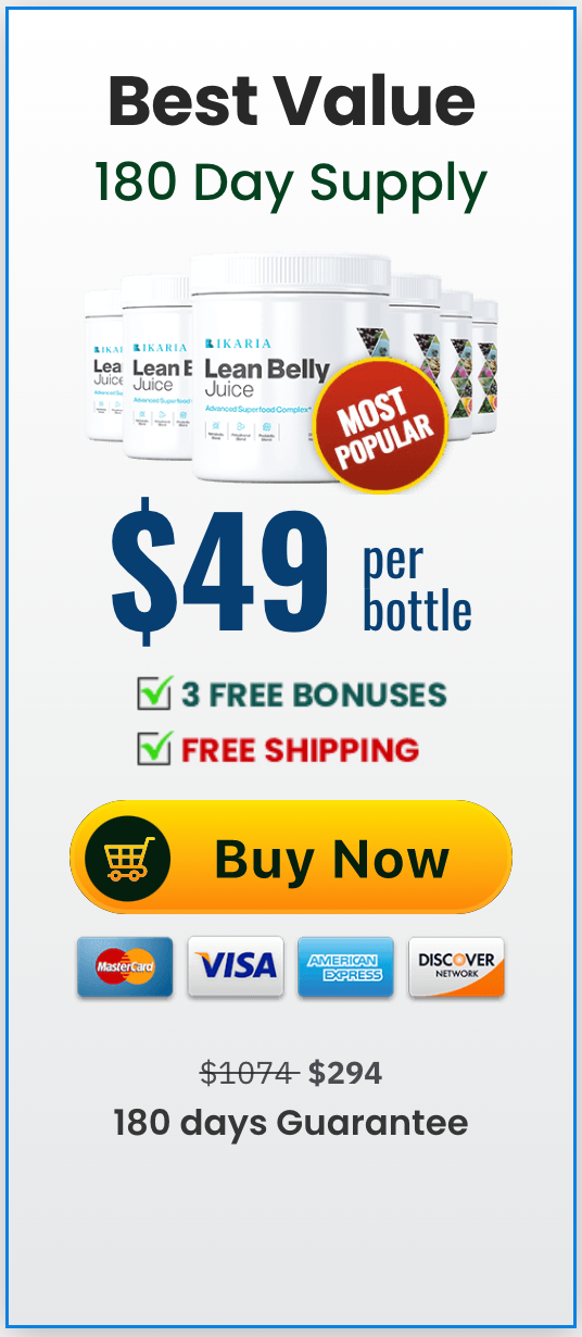 Ikaria Lean Belly Juice - 3 Bottles